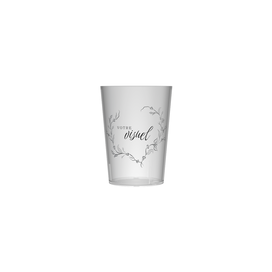 Personalized reusable cups 12-18 cl