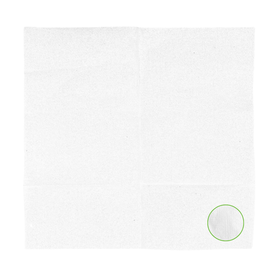 White 1-ply napkins 17x17 (5400 units)