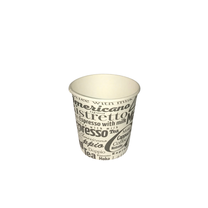 Cardboard cup 10-12cl / 4oz - Coffee decor