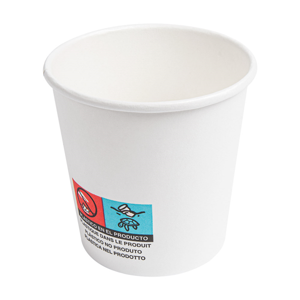 White Espresso paper cups 10-12 cl / 4 oz