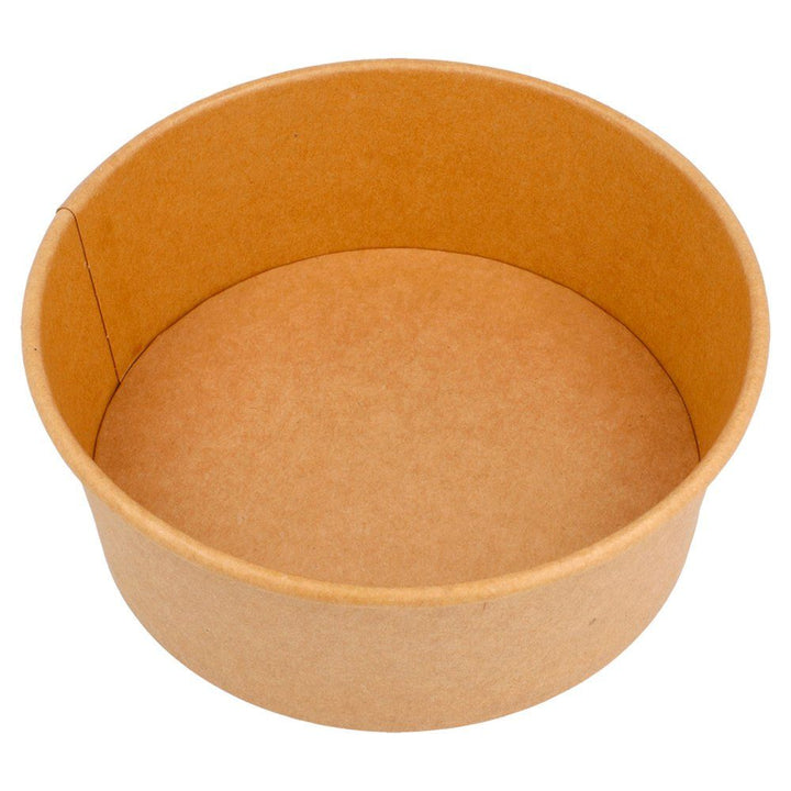 Kraft bowls/brown cardboard salad bowls 750ml without lids (400 units)