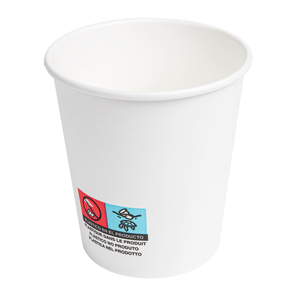 Vasos de cartón blanco 25 cl / 8 oz