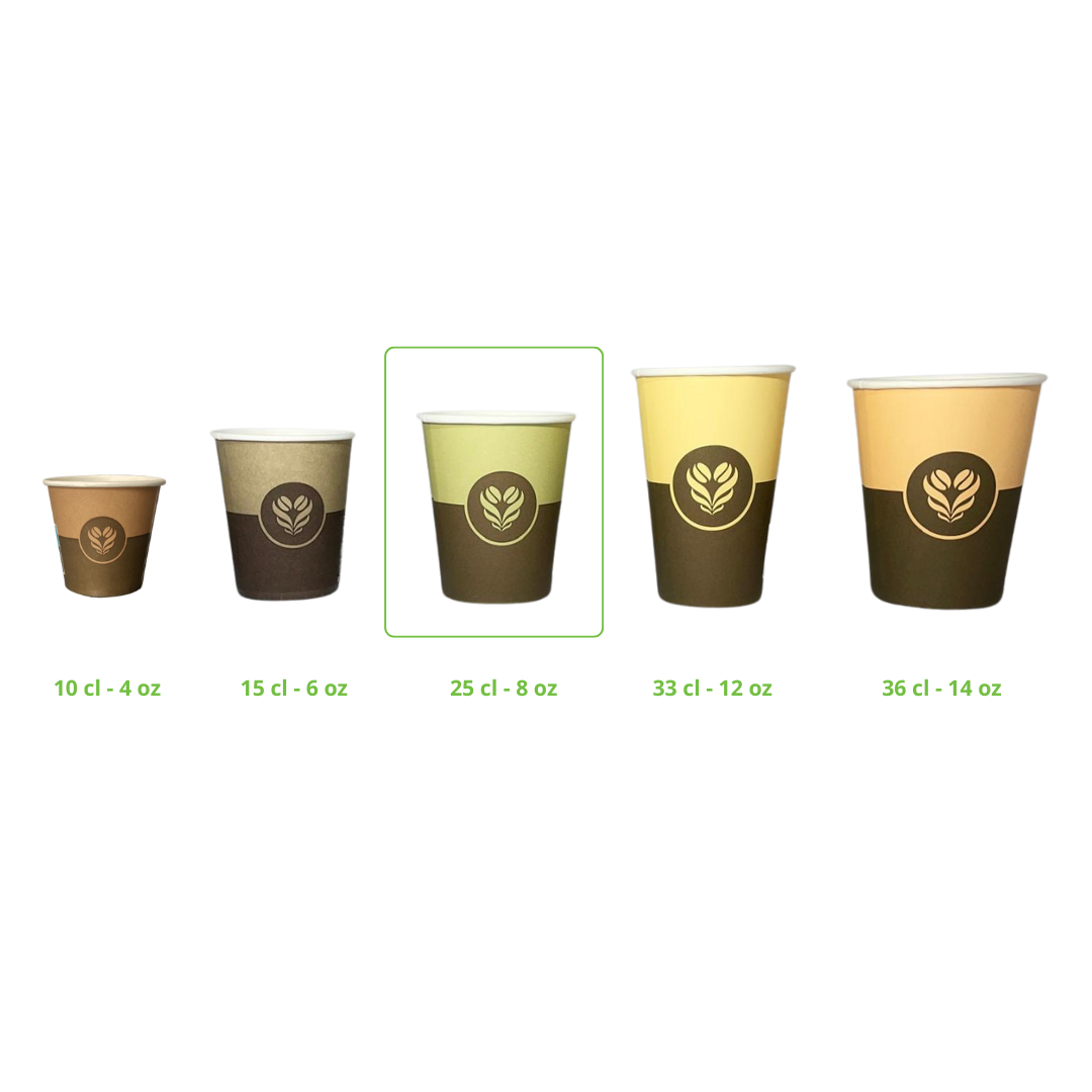 Barista Decor Cups 25 cl - 8 oz