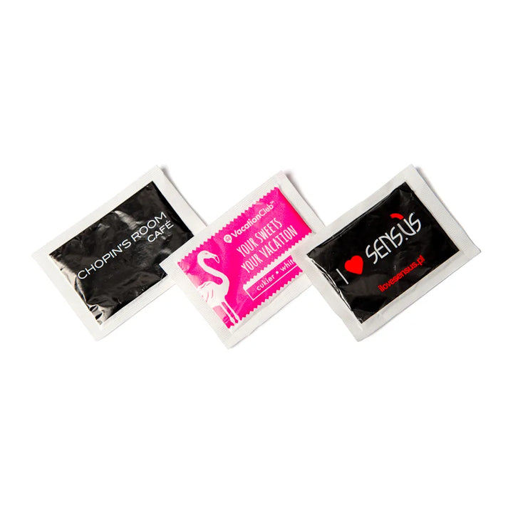 Sobres de azúcar moreno personalizados - 4g