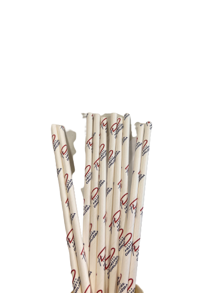 Customized Disposable Paper Straws 20 x 0.06 cm (10,000 units)