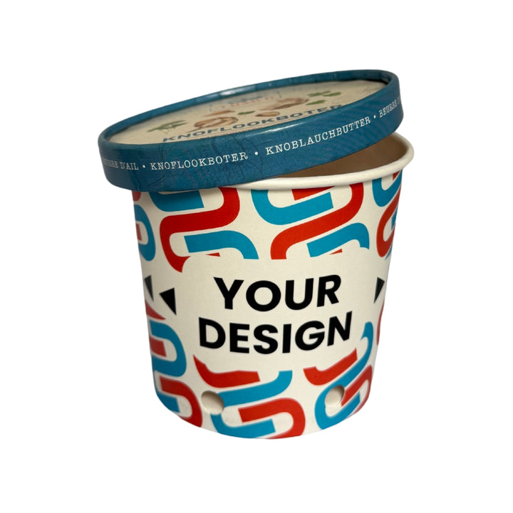 Custom lid ⌀ 115 mm for customized cardboard pots