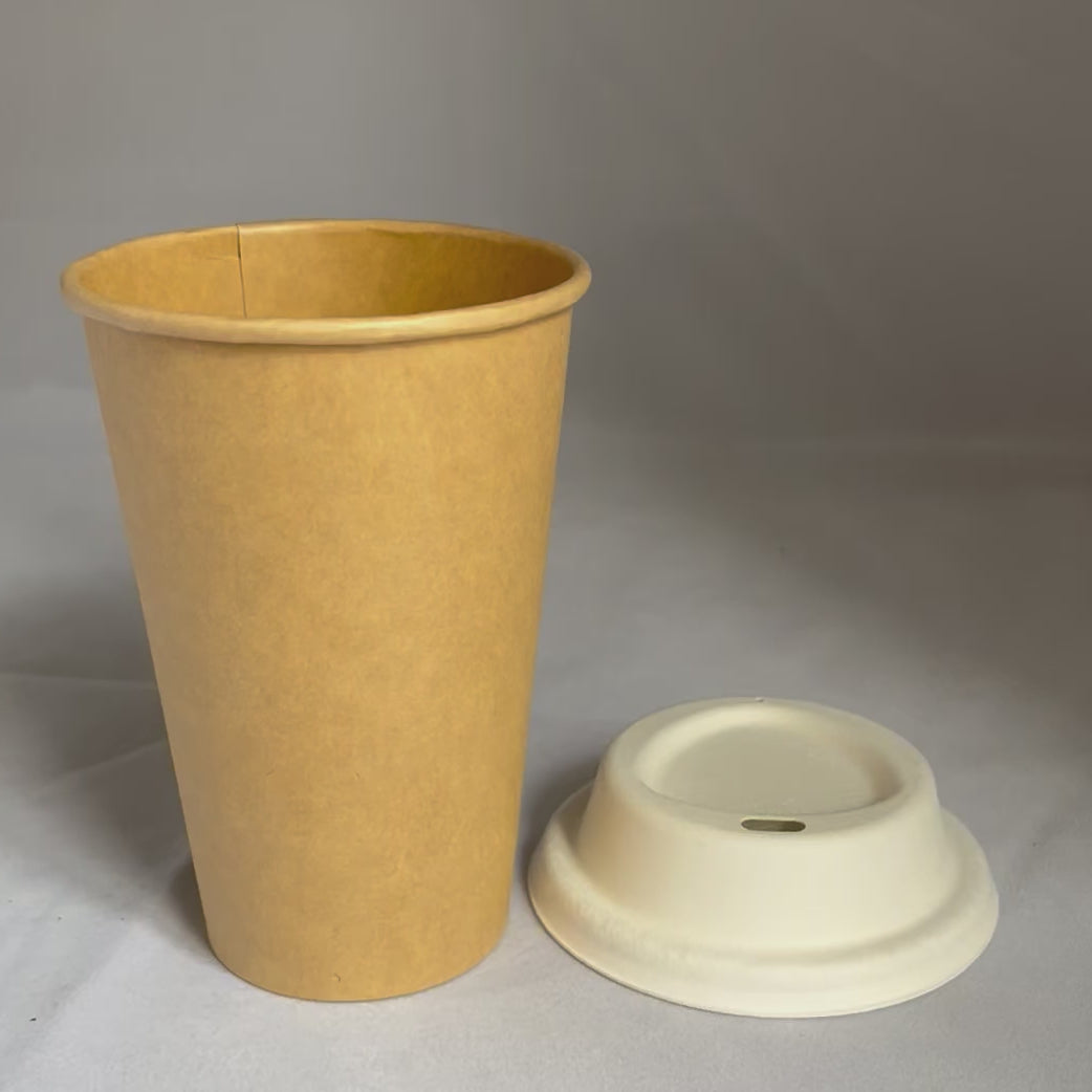 Kraft paper cups 33 cl / 12 oz