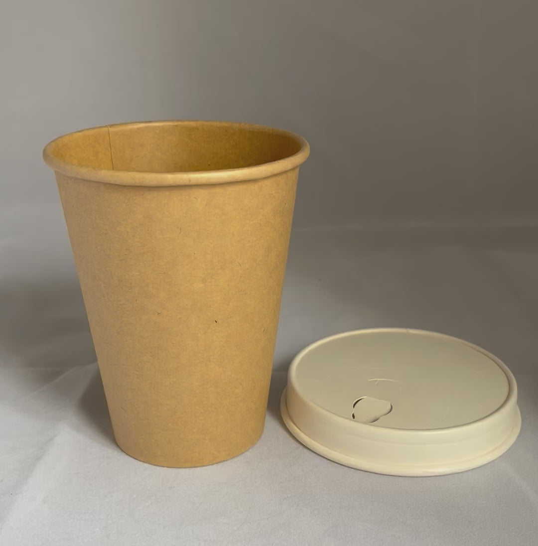 Kraft paper cups 40 cl / 14 oz