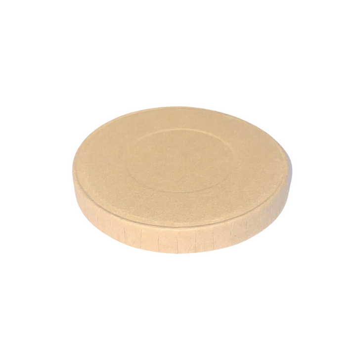 Kraft cardboard lid Ø 62 mm (1000 units)