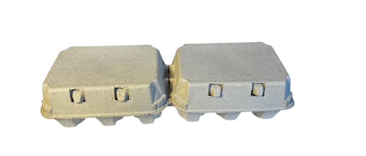 Molded cellulose egg cartons 2x6 TOP