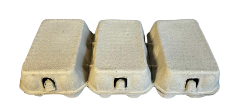 3x6 Pick&Pack XL molded cellulose egg cartons